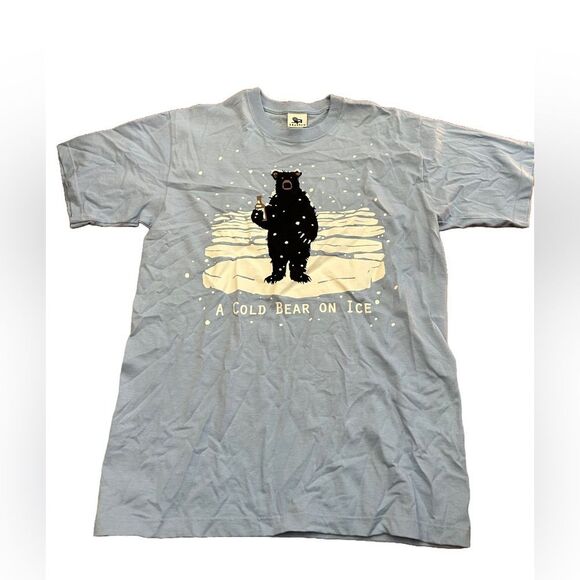 Hatley A Cold Bear On Ice Funny Beer Tshirt - Picture 1 of 4